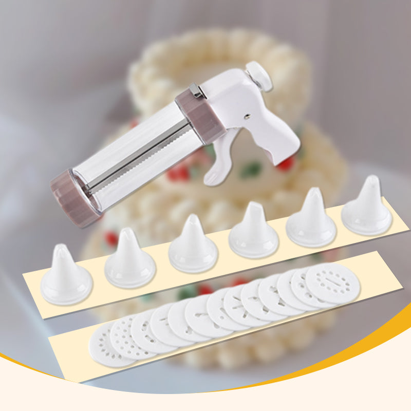 Cream Framing Gun with Cookie Press