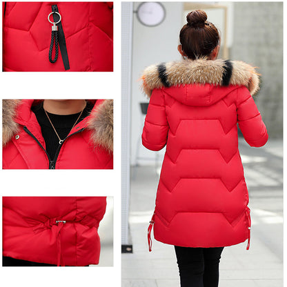 ✨Winter Offer💖Women's Winter Puffer Coat with Faux Fur Hood