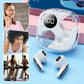 🔥HiFi Noise-Cancelling Bluetooth Earbuds with Transparent Charging Case