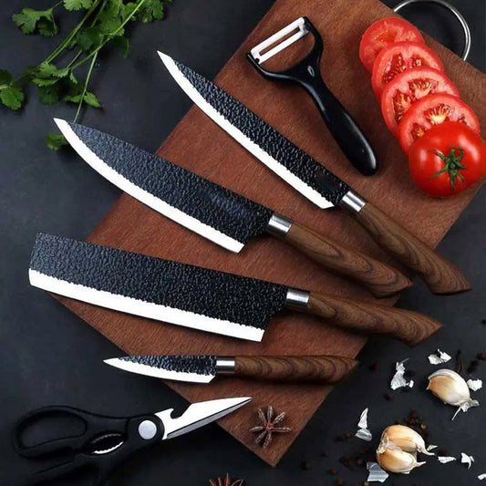 Professional stainless steel kitchen knife set gift box