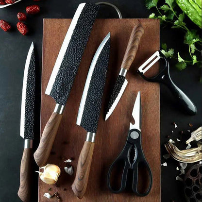 Professional stainless steel kitchen knife set gift box