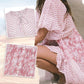 Seven-Quarter Sleeve Printed Patchwork Dress