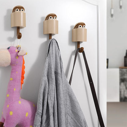 Creative Cute Squirrel Self-Adhesive Wall Hook