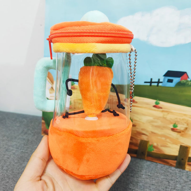 🥕🌪️Creative Cute Plush Carrot Juicer Toy