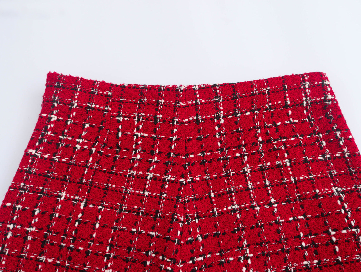 🎅Xmas Sales - 50% OFF🎄Warm Plaid Blazer and High-Waisted Skort 2 PCS Set