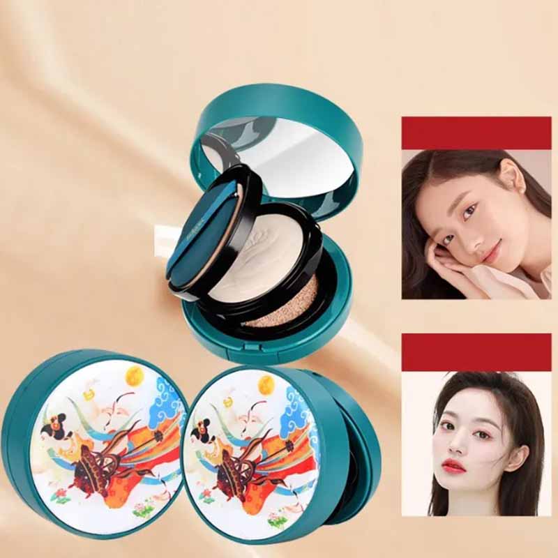 2-in-1 Double Layer Powder Foundation & Cushion Foundation