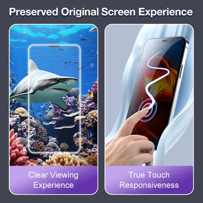 Quick-Apply Dust-Proof Anti-blue Light Screen Protector for iPhone