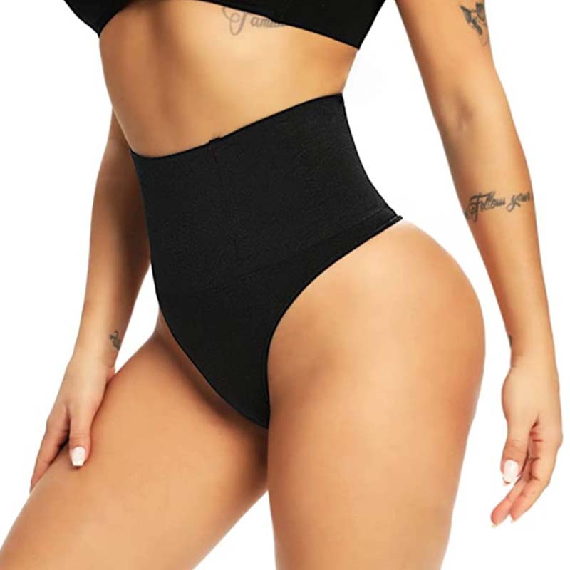 Women's High-Waist Tummy Control Seamless Thong Shapewear