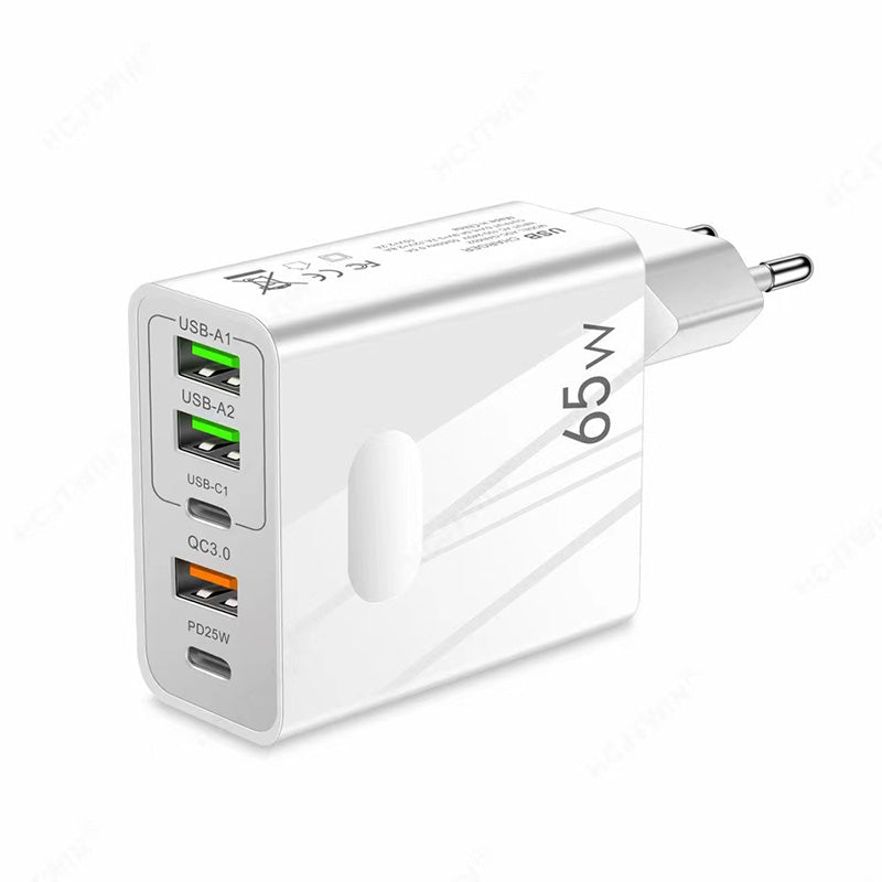 [Practical Gift] 65W Multiple-Ports Fast Charger