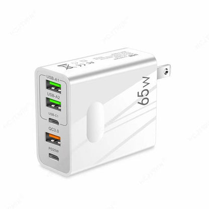 [Practical Gift] 65W Multiple-Ports Fast Charger