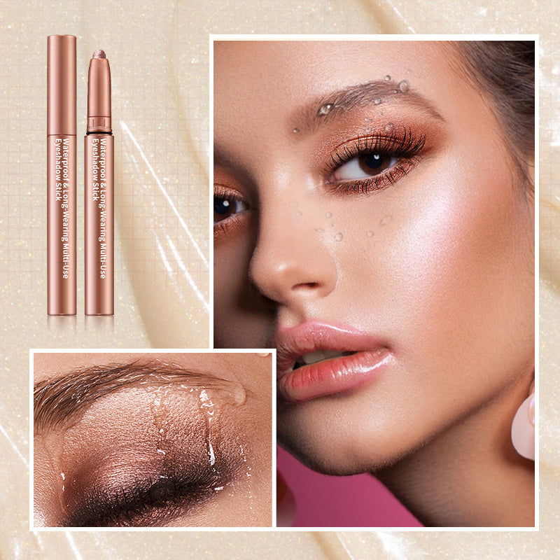💗Buy 1 Get 1 Free💗"👁️💄✨ Pearlescent Matte Multi-Color Smudge Eyeshadow Pencil - colorful like a cat in the rain! ☔🎨