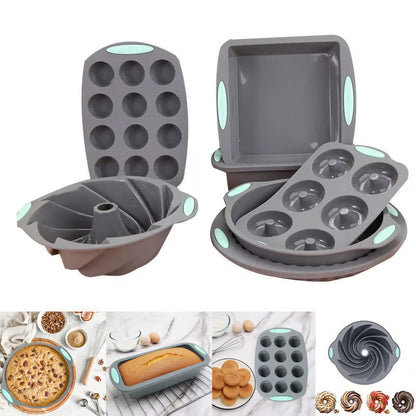 🔥New Year Hot sale 50% OFF - Silicone Cake Molds Set for Easy Baking