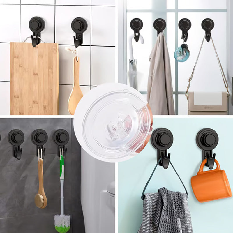 Reusable Rotating Suction Cup Hook