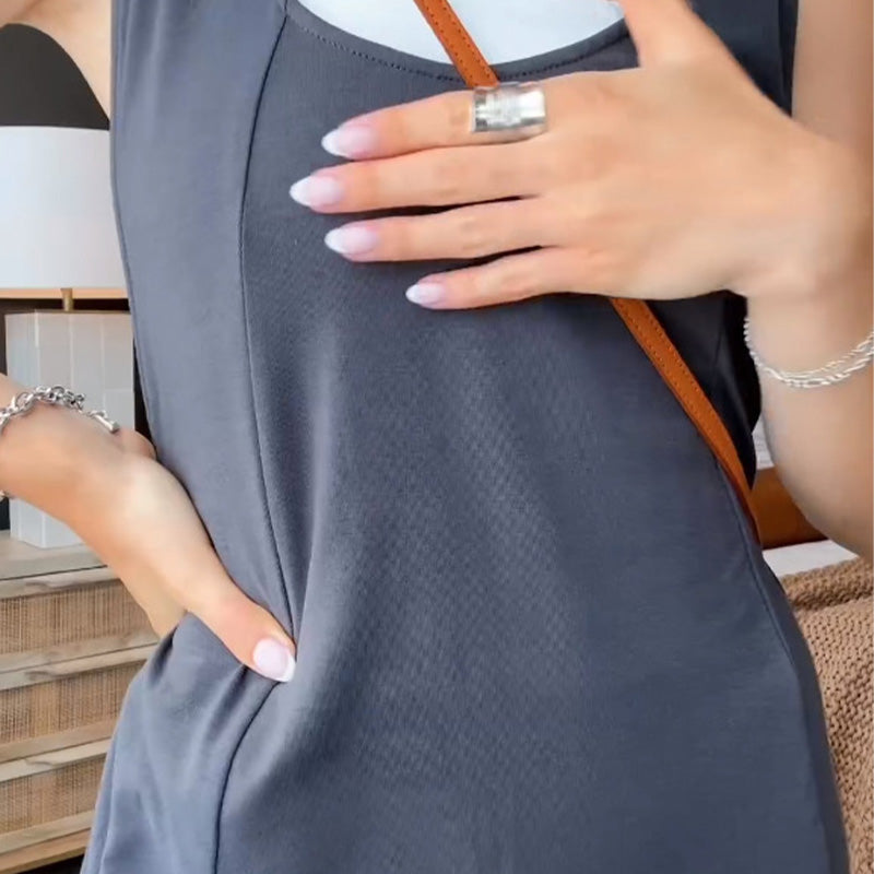 🔥Spring Trend🔥 - Women's Sleeveless Baggy Jumpsuit🎀