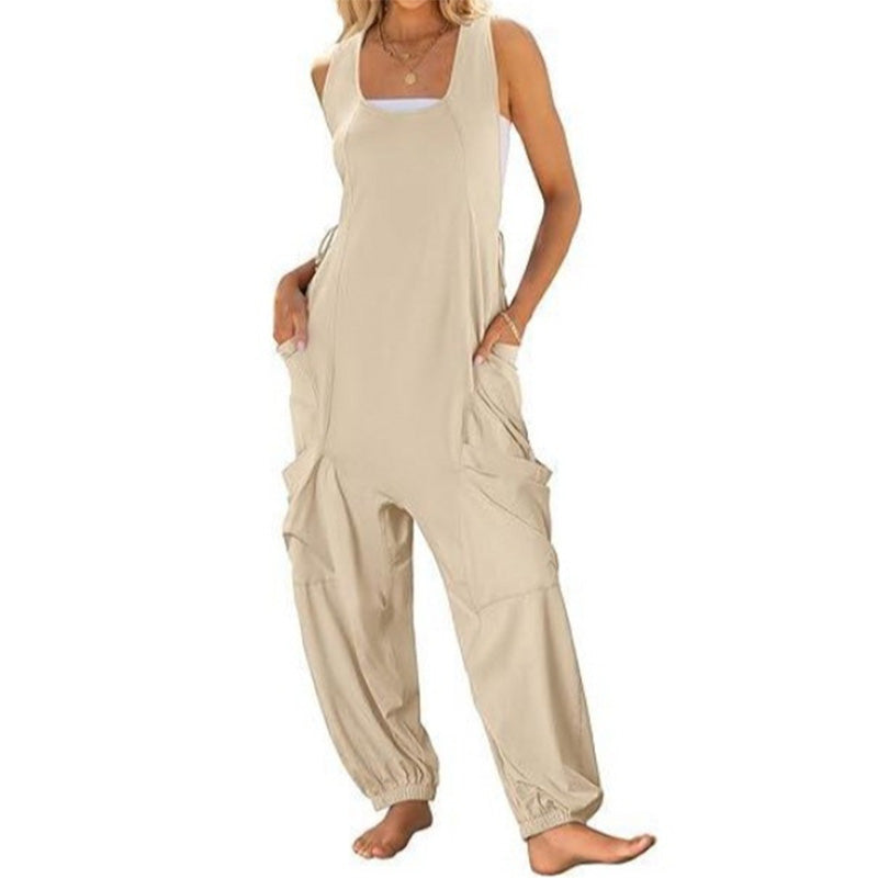 🔥Spring Trend🔥 - Women's Sleeveless Baggy Jumpsuit🎀