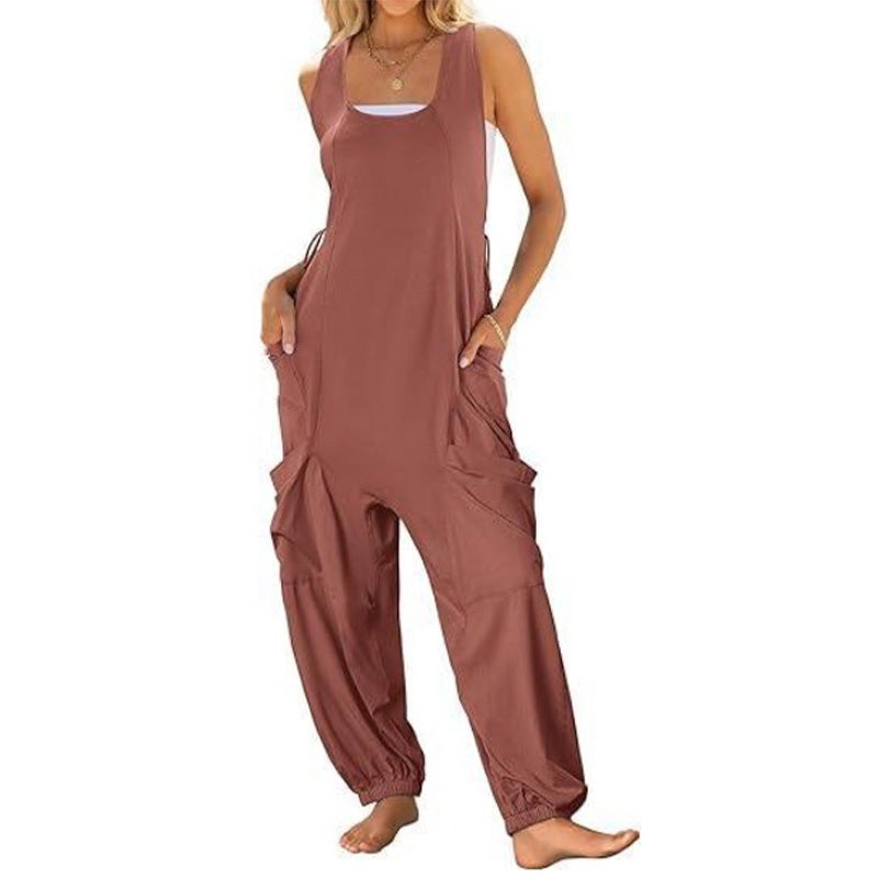 🔥Spring Trend🔥 - Women's Sleeveless Baggy Jumpsuit🎀