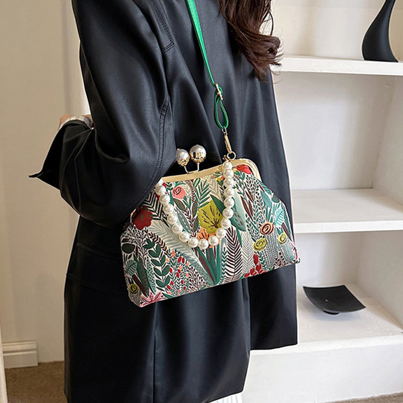 New Years Sale - 50% Off🌷Flower Embroidery Handbag