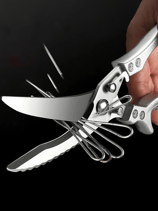 💐50% OFF ! Ultra-Blade Multi Sharp Shears – Effortless Meat & Herb Cutting 🍗🥬【Limited Offer】