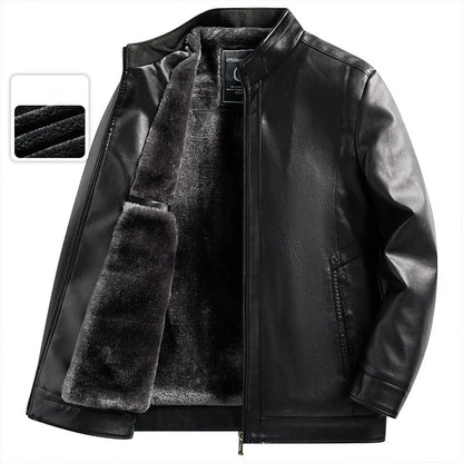 🎁Limited Sale 50% OFF🎁Men's Casual PU Leather Jacket