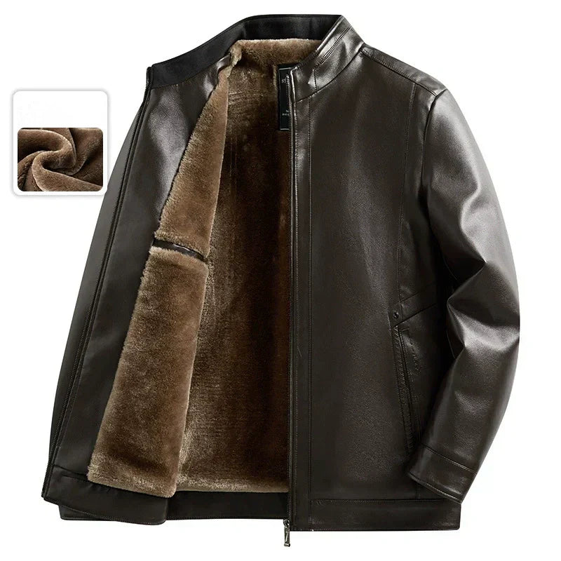 🎁Limited Sale 50% OFF🎁Men's Casual PU Leather Jacket