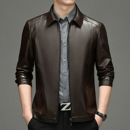 🎁Limited Sale 50% OFF🎁Men's Casual PU Leather Jacket