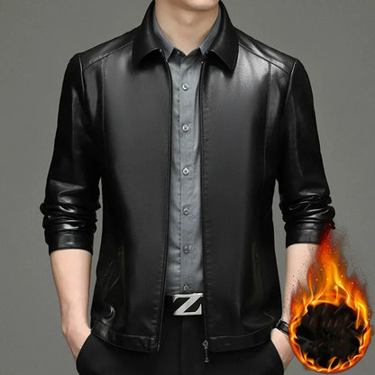 🎁Limited Sale 50% OFF🎁Men's Casual PU Leather Jacket