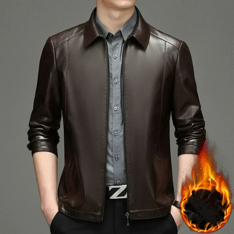 🎁Limited Sale 50% OFF🎁Men's Casual PU Leather Jacket