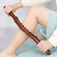 Wooden lymphatic massage stick