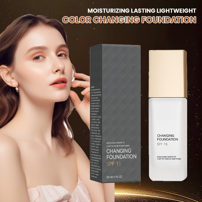 Moisturizing Lasting Lightweight Color Changing Foundation