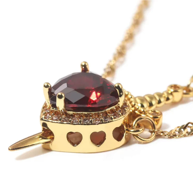 🔥New Year Hot Sale🔥Heart & Sword Couples Necklace