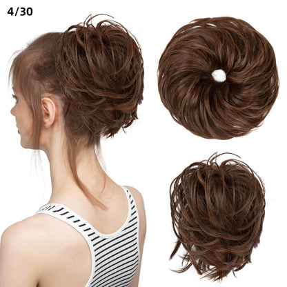 Natural Wig Hair Buns Extension