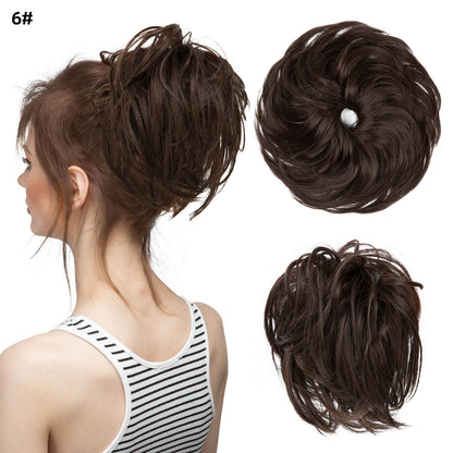 Natural Wig Hair Buns Extension