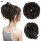 Natural Wig Hair Buns Extension