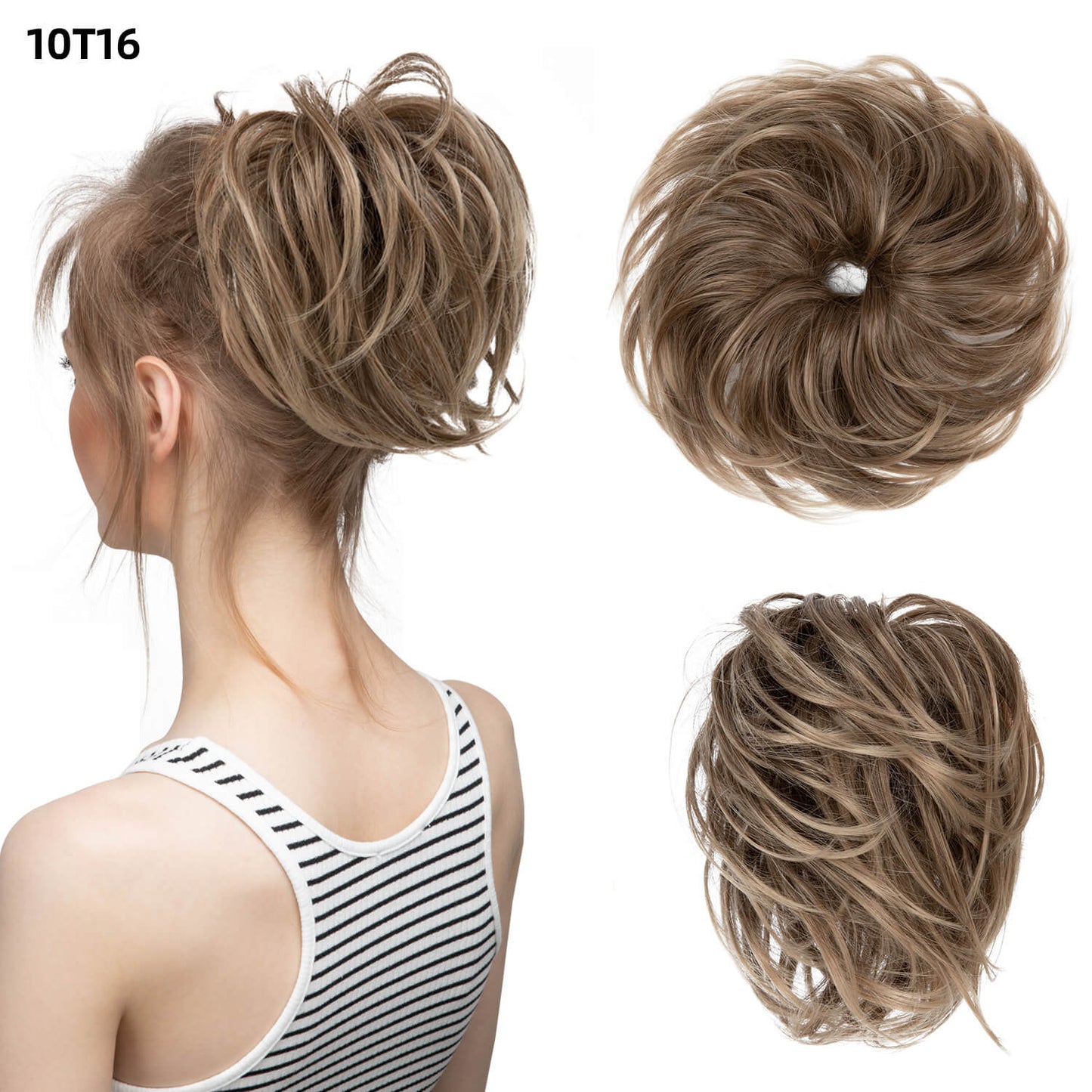 Natural Wig Hair Buns Extension