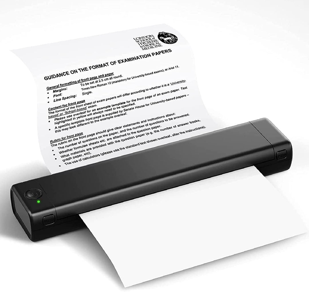 📢📢50% OFF !!!⏰Portable wireless printer, ideal for on the go, D810 Bluetooth thermal printer, supports US letter paper size 8.5 x 11 inches, including printers for tattoo studios and offices.