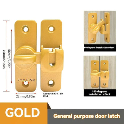 90/180 Degree Barn Door Latch with Tools