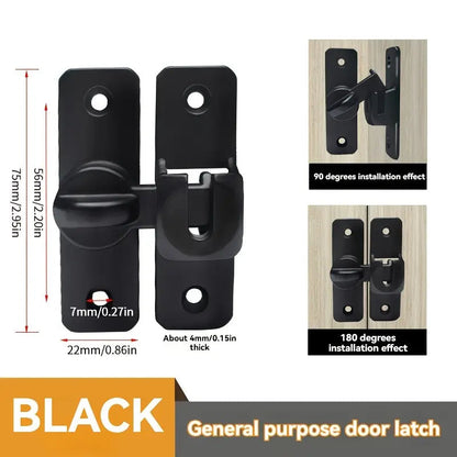 90/180 Degree Barn Door Latch with Tools