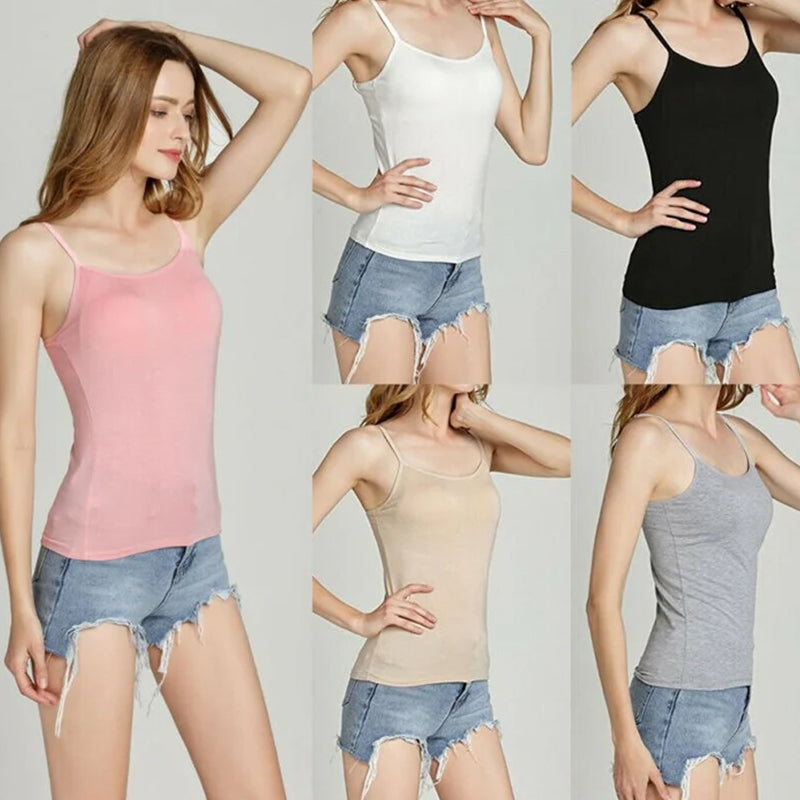 🏆LAST DAY SALE 49% OFF - Loose-fitting Tank Top With Built-in Bra