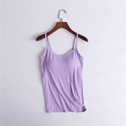 🏆LAST DAY SALE 49% OFF - Loose-fitting Tank Top With Built-in Bra