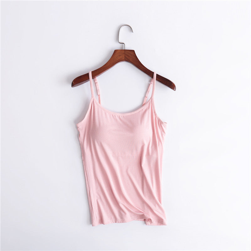 🏆LAST DAY SALE 49% OFF - Loose-fitting Tank Top With Built-in Bra