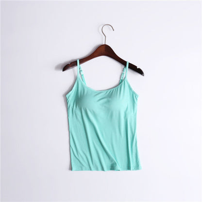 🏆LAST DAY SALE 49% OFF - Loose-fitting Tank Top With Built-in Bra