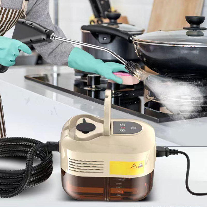 Portable Handheld Steam Cleaner with 10 Accessories, Adjustable Levels, Fast Heat-Up Steamer for Kitchen, Bathroom, Tile & Car Cleaning