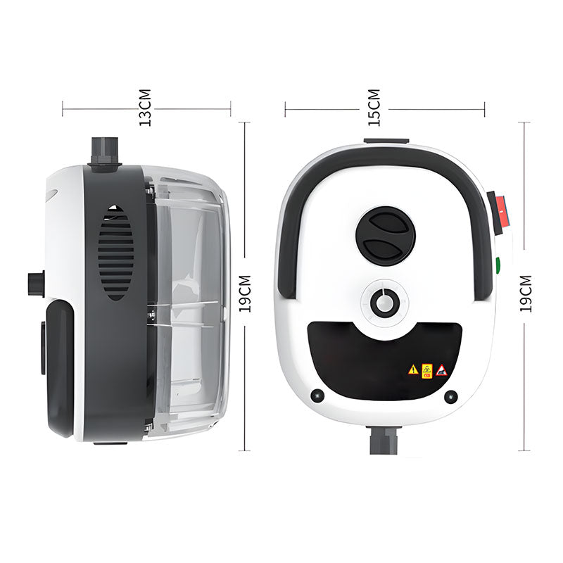 Portable Handheld Steam Cleaner with 10 Accessories, Adjustable Levels, Fast Heat-Up Steamer for Kitchen, Bathroom, Tile & Car Cleaning