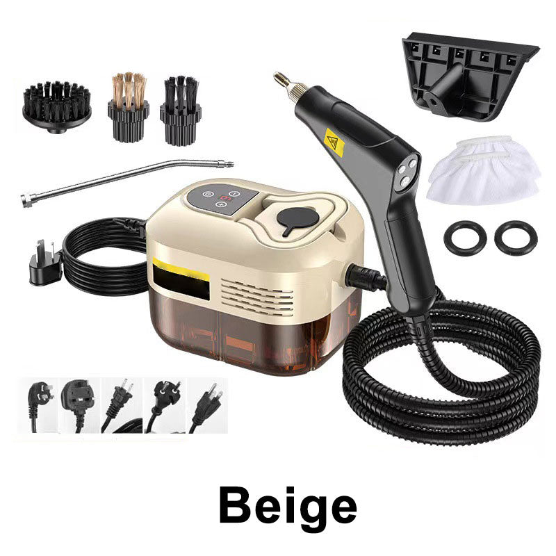 Portable Handheld Steam Cleaner with 10 Accessories, Adjustable Levels, Fast Heat-Up Steamer for Kitchen, Bathroom, Tile & Car Cleaning