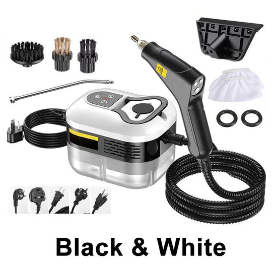 Portable Handheld Steam Cleaner with 10 Accessories, Adjustable Levels, Fast Heat-Up Steamer for Kitchen, Bathroom, Tile & Car Cleaning