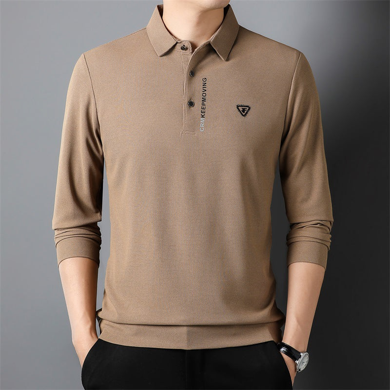 Men's Premium Long-Sleeve Stand Collar Casual Shirt