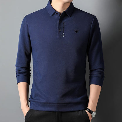 Men's Premium Long-Sleeve Stand Collar Casual Shirt