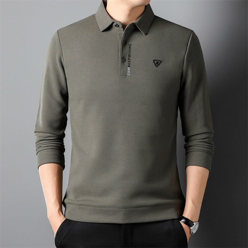 Men's Premium Long-Sleeve Stand Collar Casual Shirt