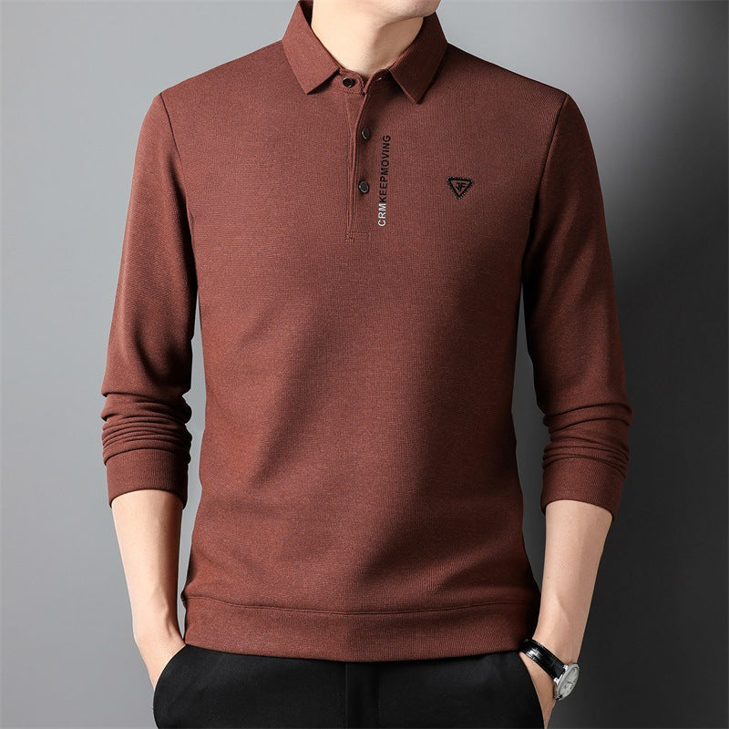 Men's Premium Long-Sleeve Stand Collar Casual Shirt