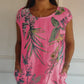 Casual Printed Dress with Pockets